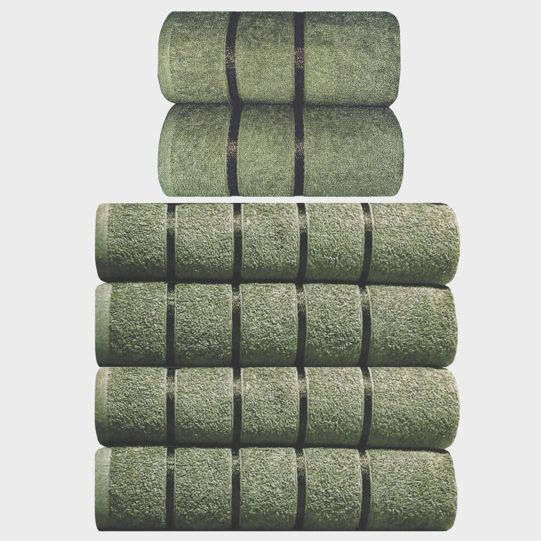 Olive Green Towels from You Know Who's