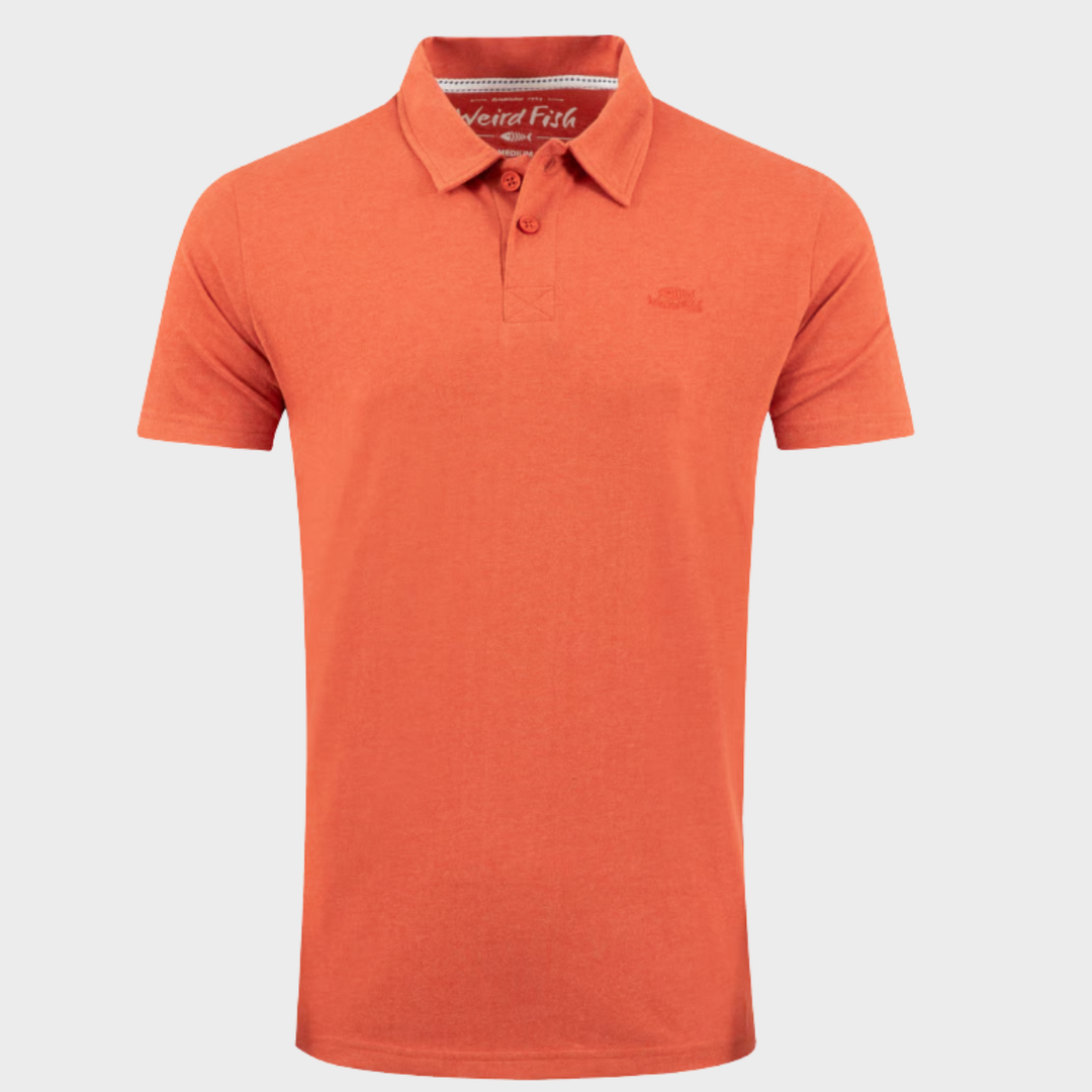 Mens Orange Polo