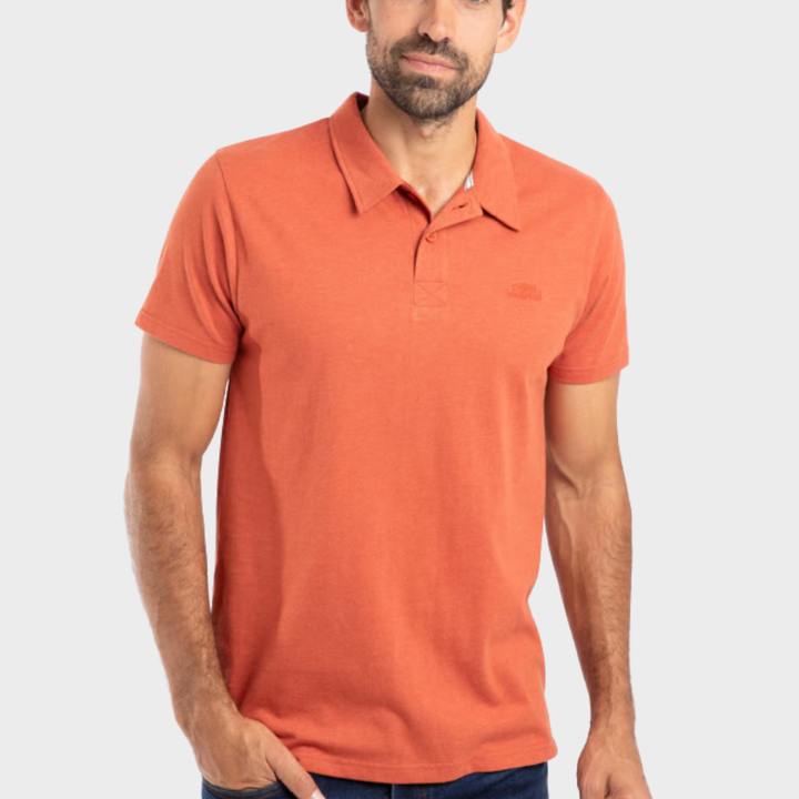 Mens Orange Polo