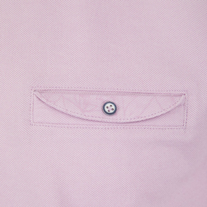 Orchid Pink Polo With Chest Pocket from You Know Who's
