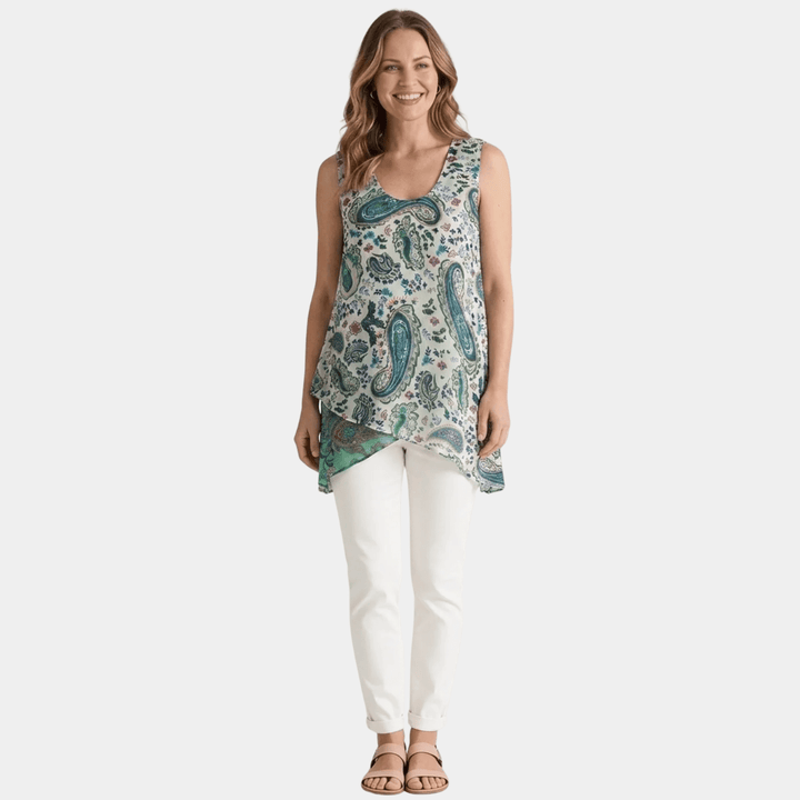 Paisley Print Reversible Vest from You Know Who's