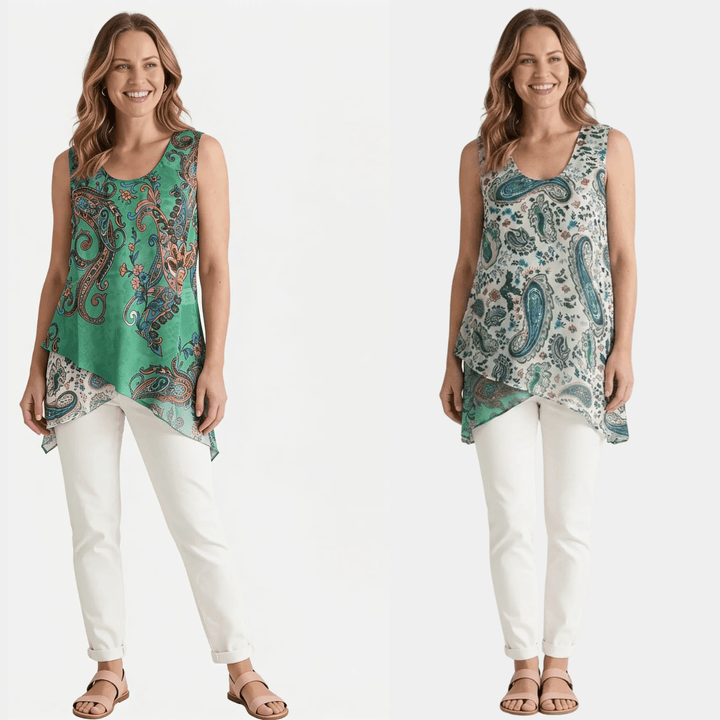 Paisley Print Reversible Vest from You Know Who's