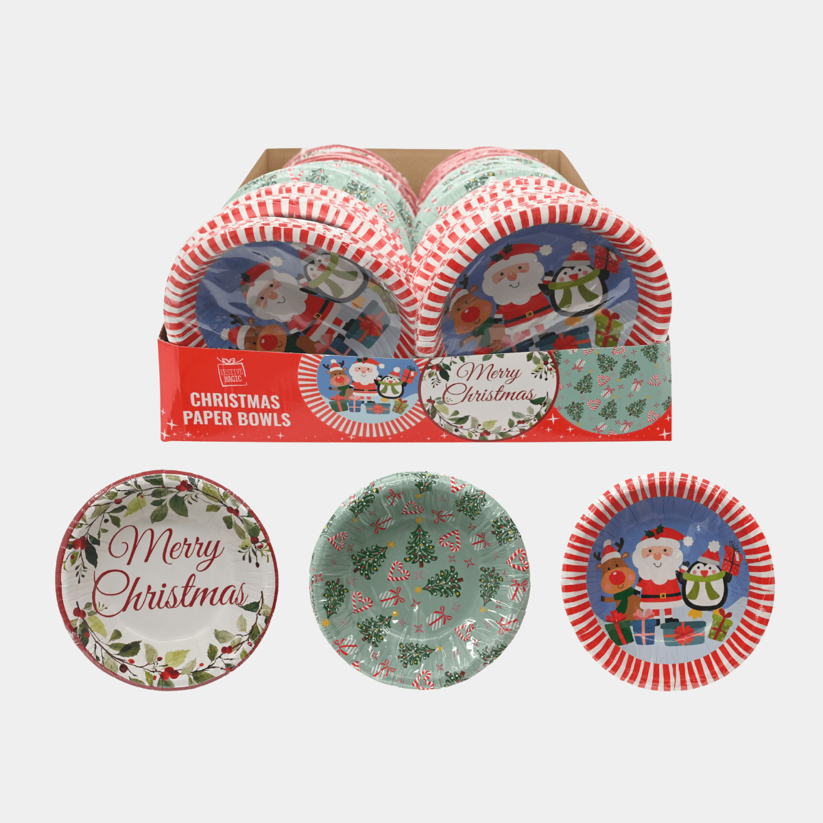PAPER BOWL 16cm 6pk Asst from You Know Who's