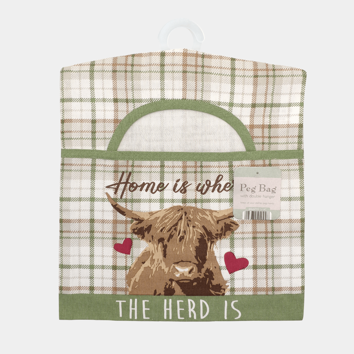 Peg Bag With Double Hanger from You Know Who's