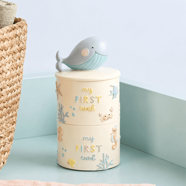 Petit Cheri First Tooth & First Curl Keepsake Box from You Know Who's