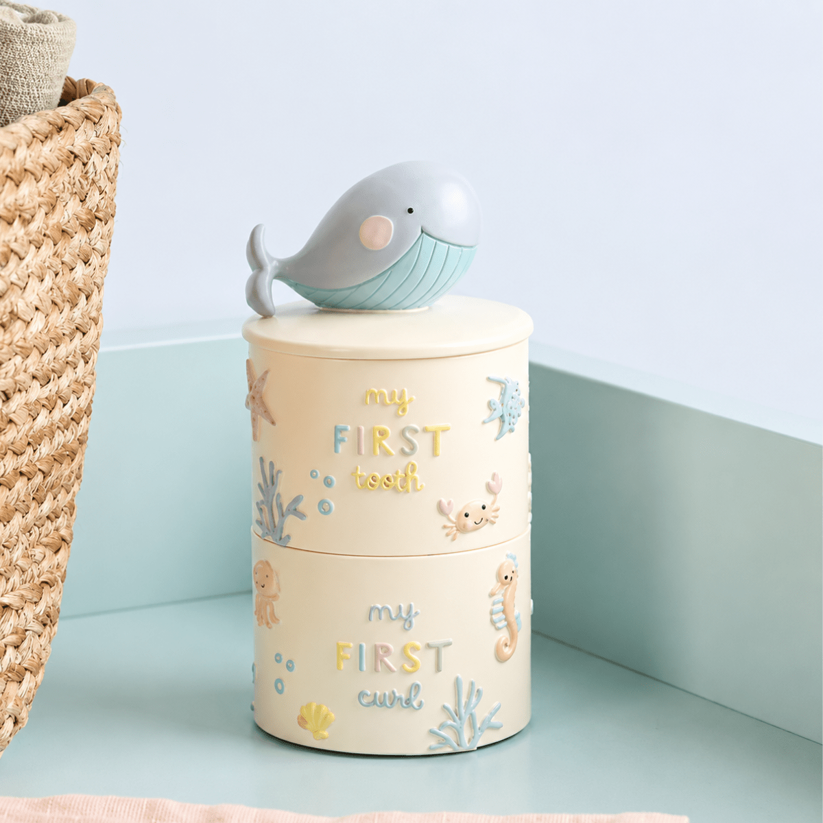 Petit Cheri First Tooth & First Curl Keepsake Box from You Know Who's