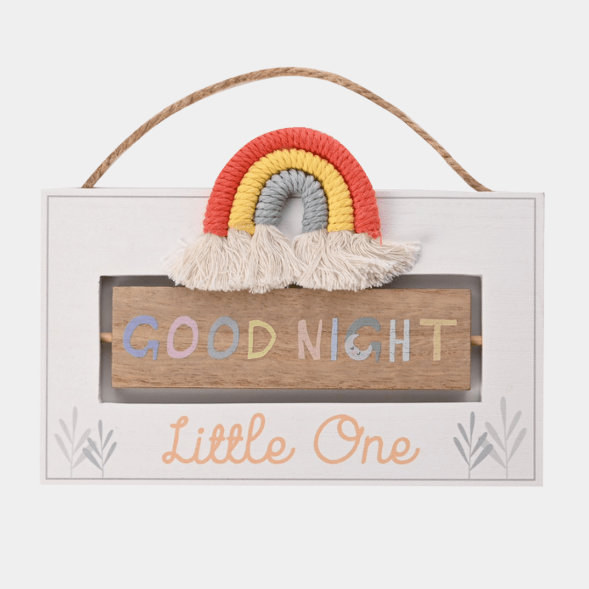 Petit Cheri Good Morning/Night Plaque from You Know Who's
