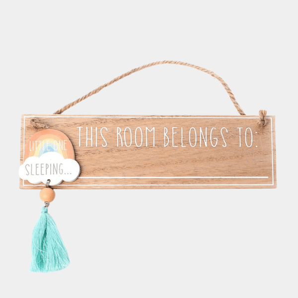 Petit Cheri MDF Plaque "This Room Belongs To..." from You Know Who's