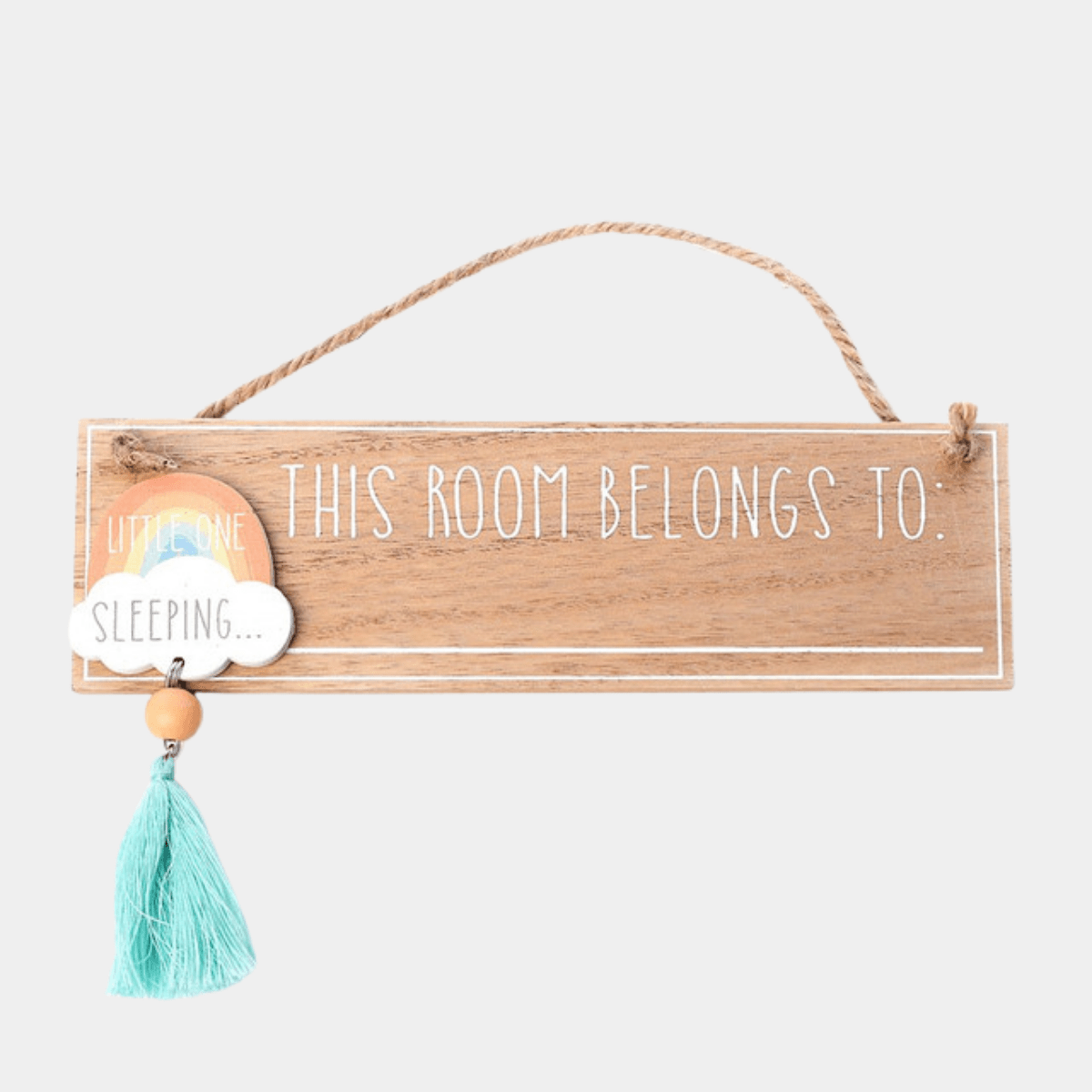 Petit Cheri MDF Plaque "This Room Belongs To..." from You Know Who's