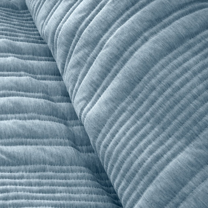 Pineapple Elephant Tamba Jersey Stripe Chambray King Duvet Set from You Know Who's