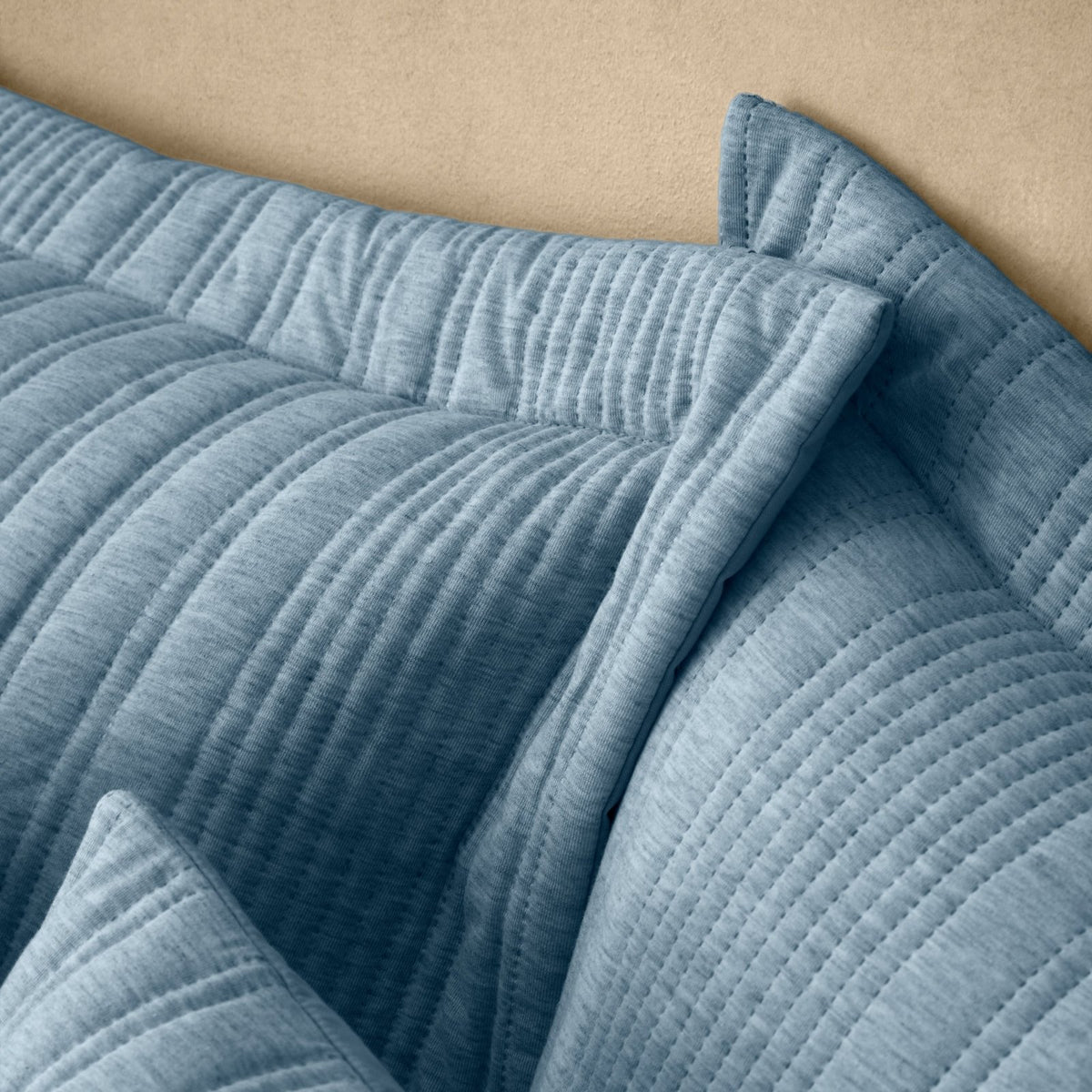 Pineapple Elephant Tamba Jersey Stripe Chambray Oxford Pillowcase Pair from You Know Who's