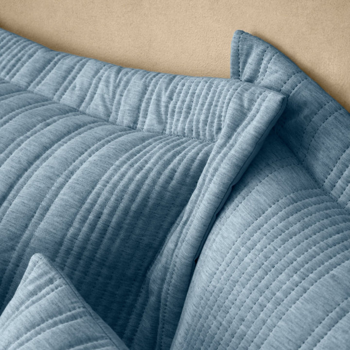 Pineapple Elephant Tamba Jersey Stripe Chambray Oxford Pillowcase Pair from You Know Who's
