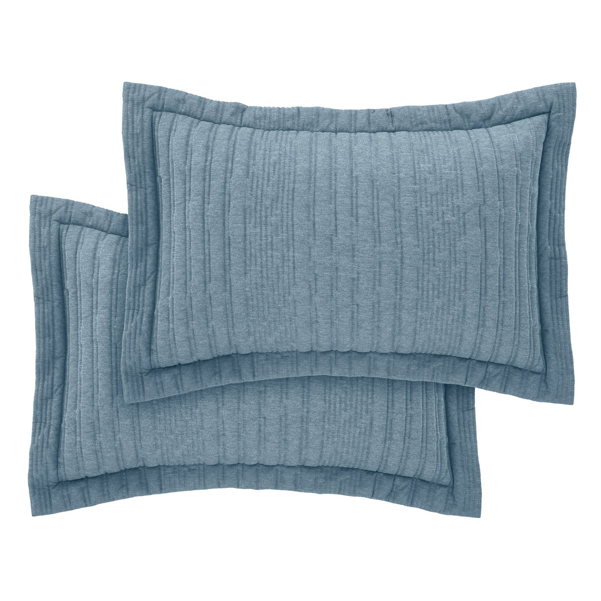 Pineapple Elephant Tamba Jersey Stripe Chambray Oxford Pillowcase Pair from You Know Who's