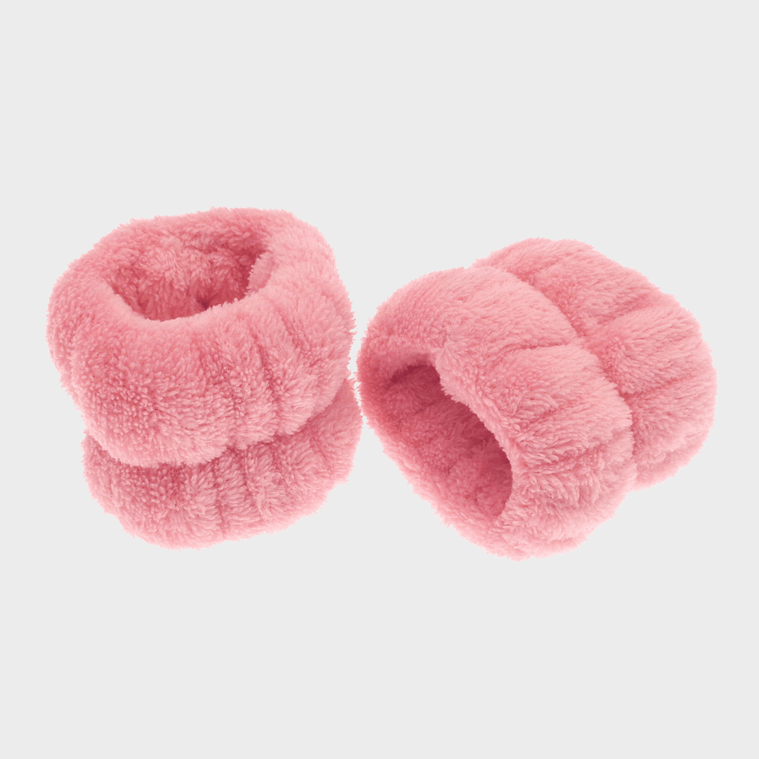Pink 2pk Wash Wrist Bands from You Know Who's