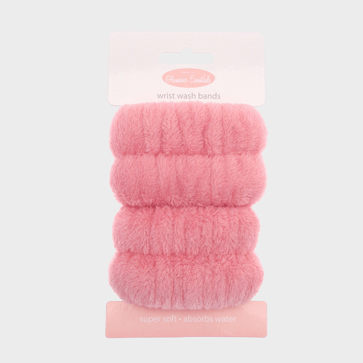 Pink 2pk Wash Wrist Bands from You Know Who's
