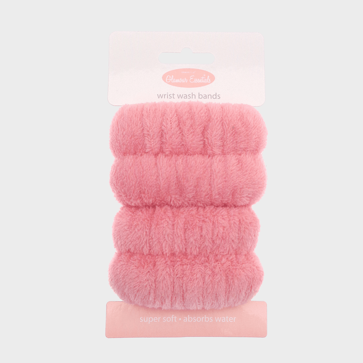 Pink 2pk Wash Wrist Bands from You Know Who's