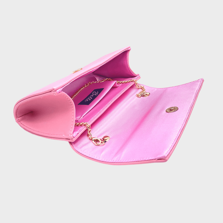 Pink Faux Leather Clutch Bag from You Know Who's