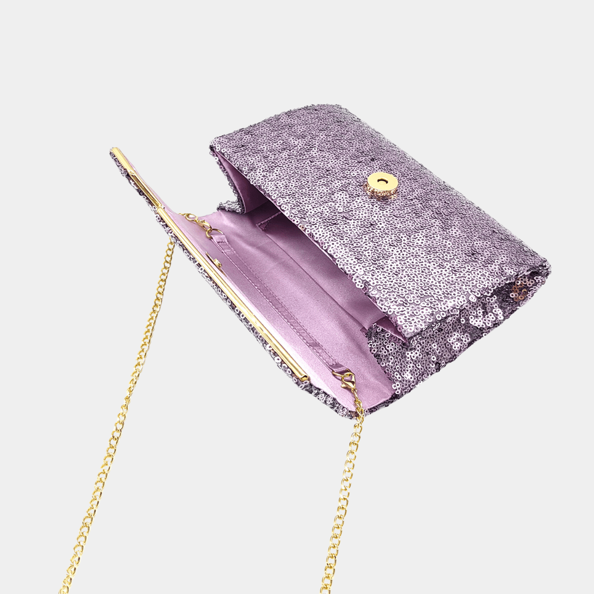 Pink Glitter Clutch Bag from You Know Who's