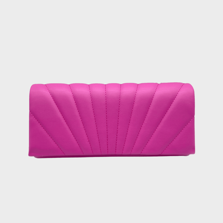 Pink Long Shell Clutch Bag from You Know Who's