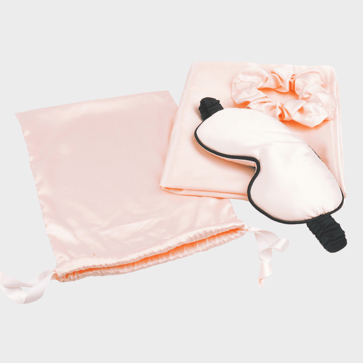 Pink Pillowcase Eyemask & Scrunchie Set from You Know Who's