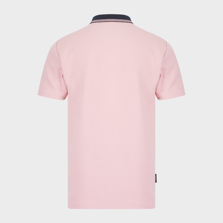 Pink Zip Neck Polo from You Know Who's
