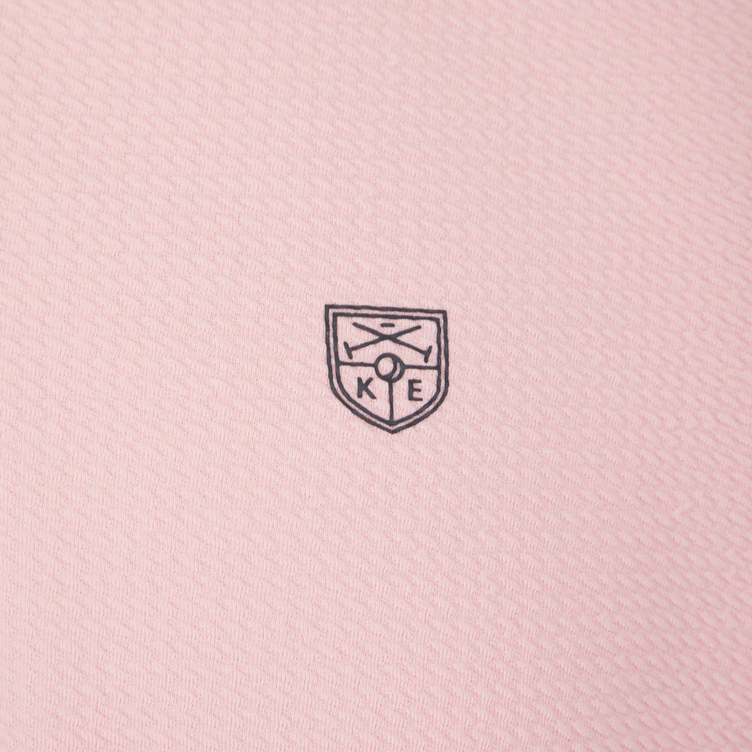 Pink Zip Neck Polo from You Know Who's
