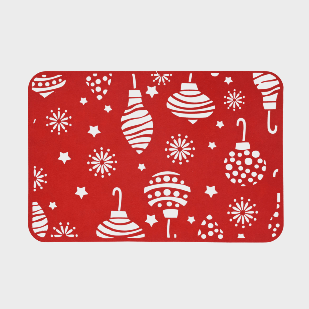 Placemat 30x45cm felt asst from You Know Who's