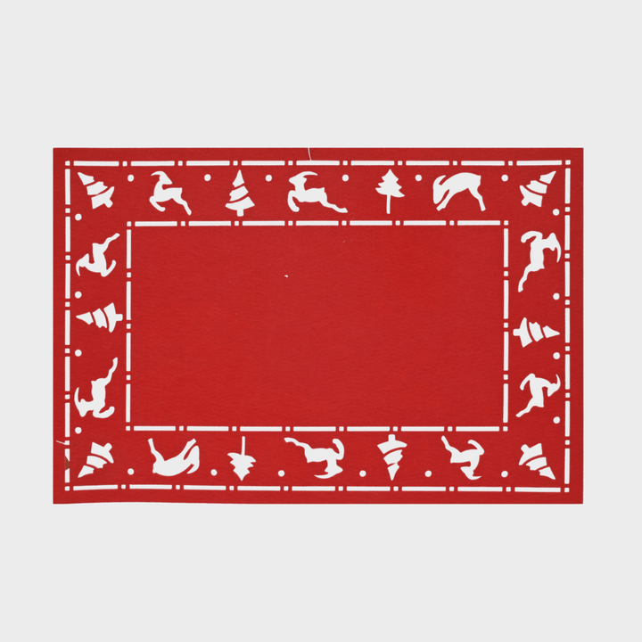 Placemat 30x45cm felt asst from You Know Who's