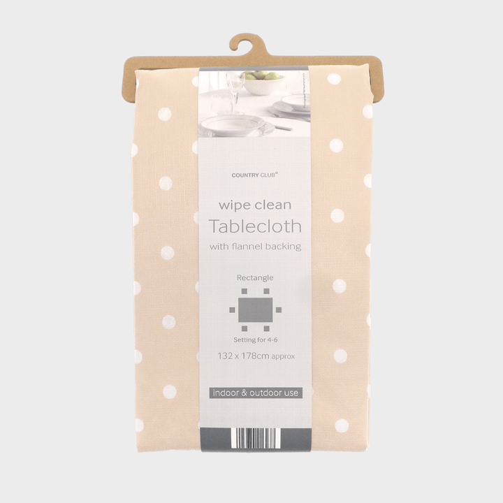 Polka Dot Tablecloth (132 x 178) from You Know Who's