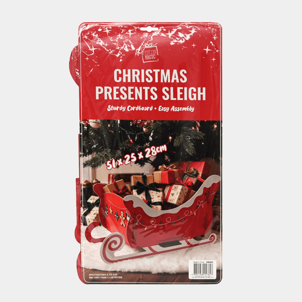 PRESENTS SLEIGH 51x25x28cm from You Know Who's