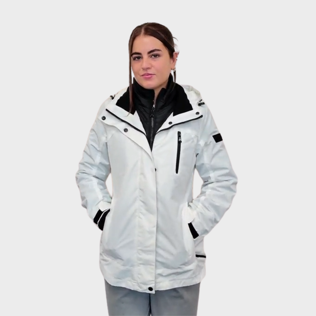 CK White 3IN1 Water Resistant Coat