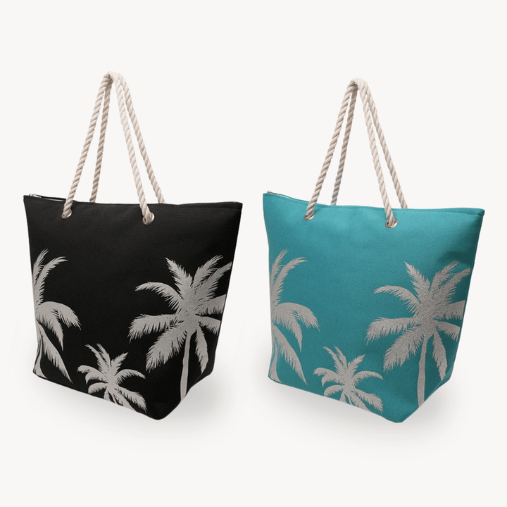 Printed Palm Tree Beach Bag from You Know Who's
