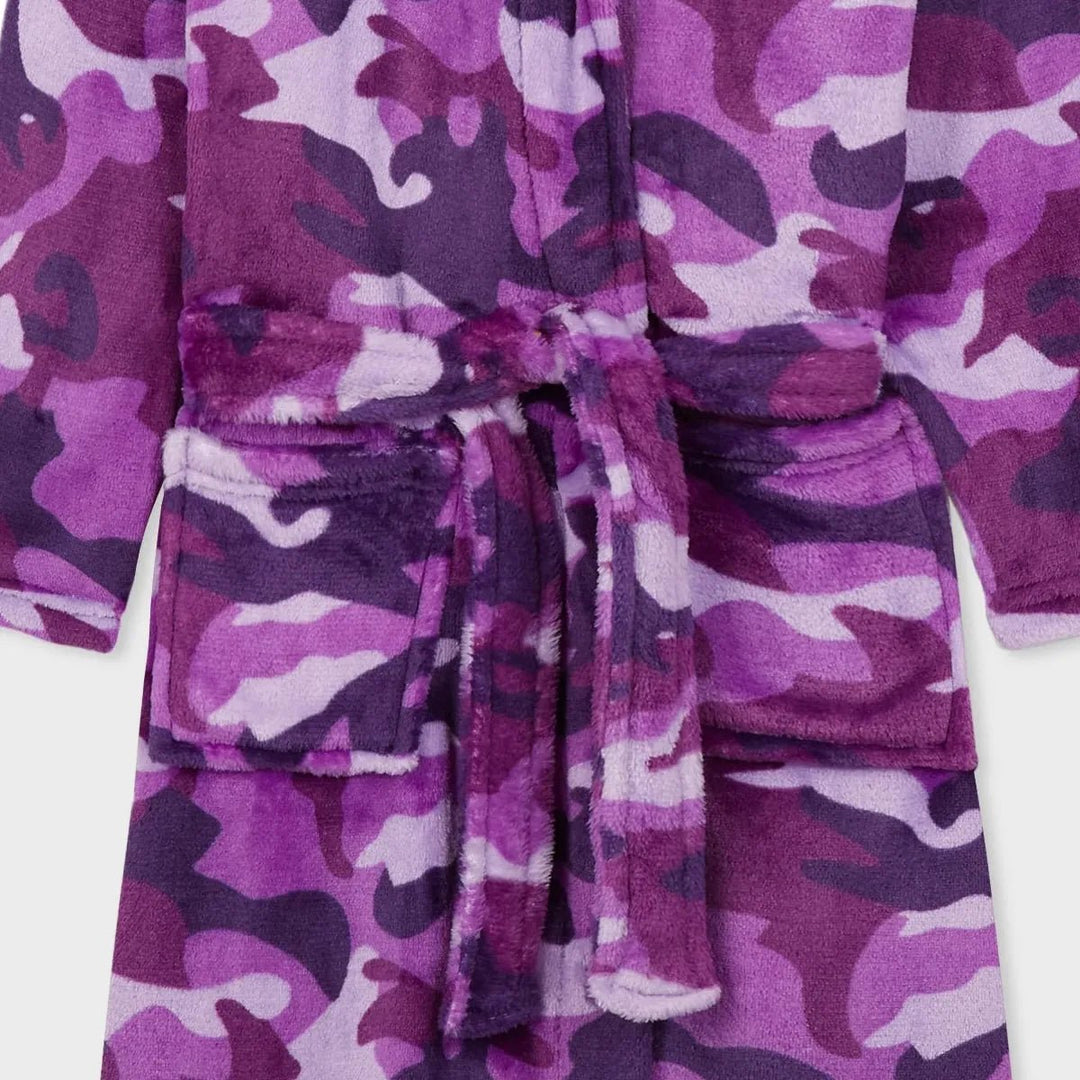 Purple Camo Hooded Dressing Gown from You Know Who's