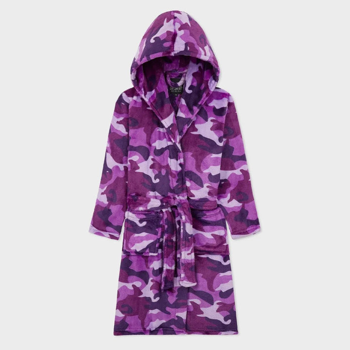 Purple Camo Hooded Dressing Gown from You Know Who's