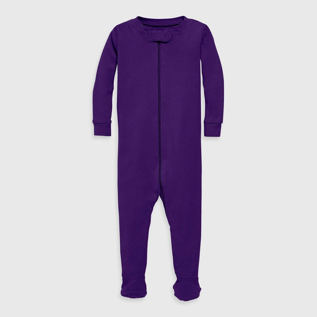 Purple Organic Unisex Sleepsuit from You Know Who's