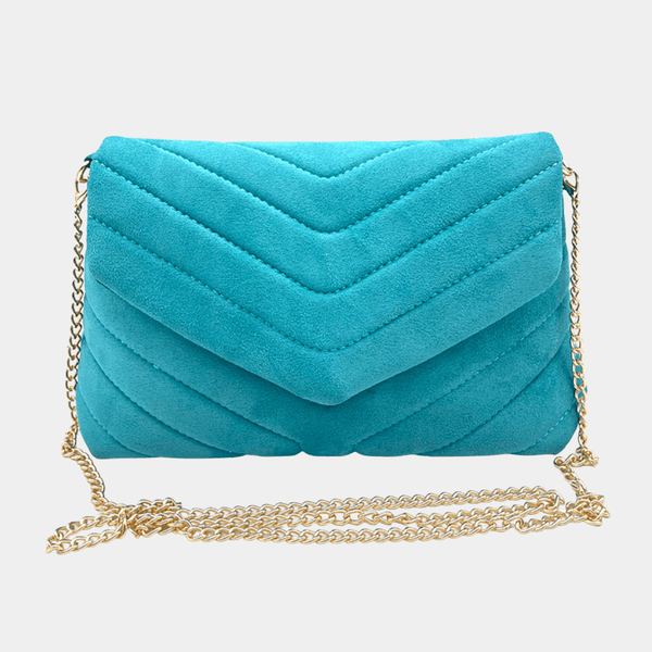 Quilted Velvet Clutch from You Know Who's