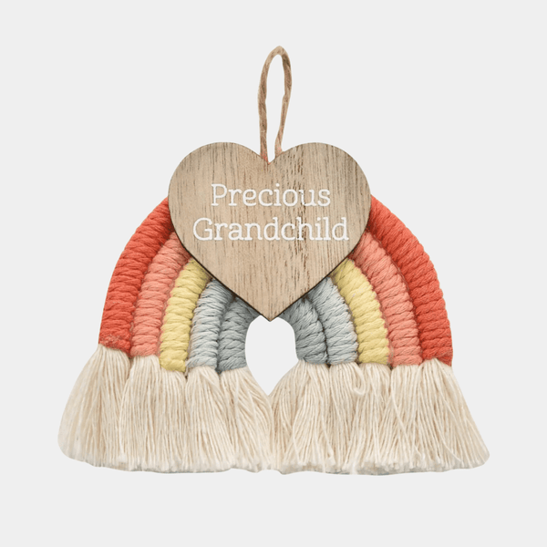 Rainbow Hanging Plaque 'Precious Grandchild' from You Know Who's
