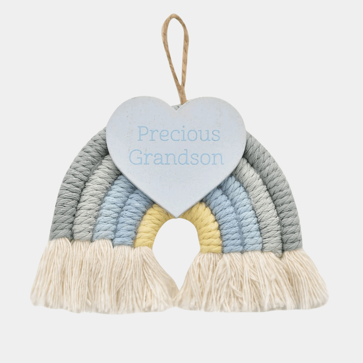 Rainbow Hanging Plaque 'Precious Grandson' from You Know Who's