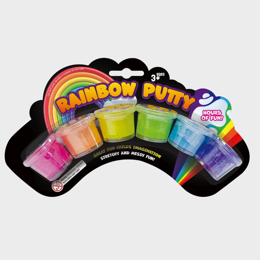 Rainbow Putty 6 Tub Pack from You Know Who's