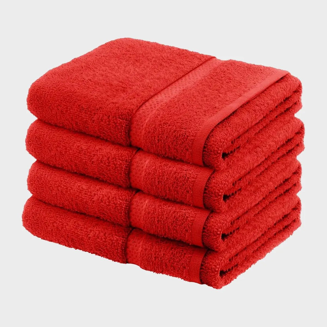 Red Bath Sheet from You Know Who's