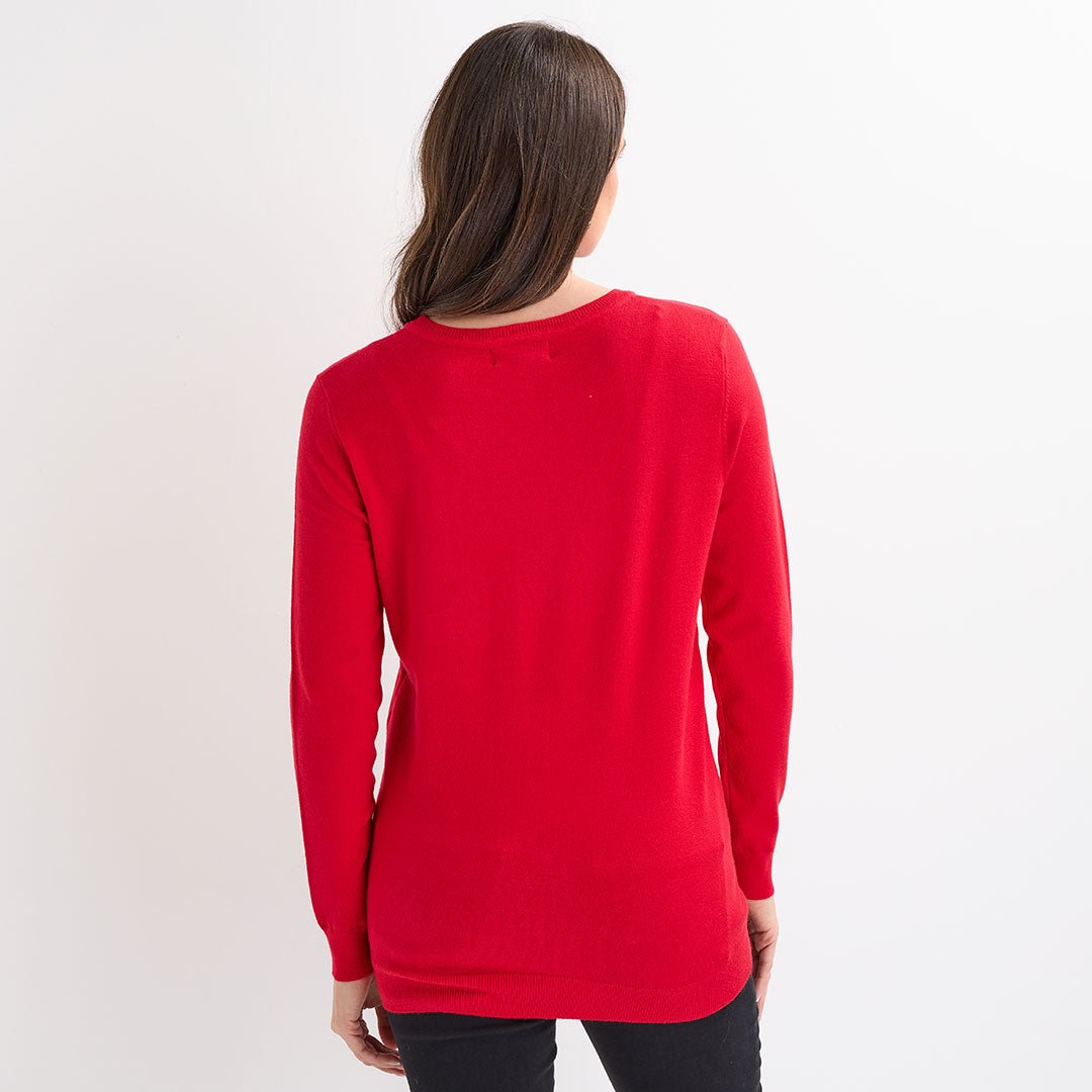 Red Snowflake Christmas Jumper from You Know Who's