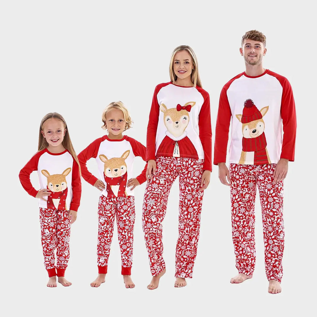 Ladies Reindeer Xmas PJ