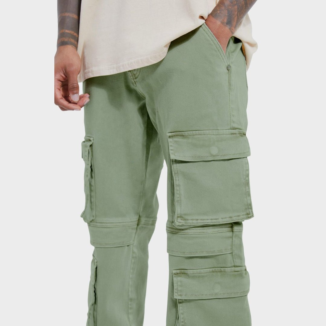 Relaxed Fit Multi Pocket Cargos from You Know Who's