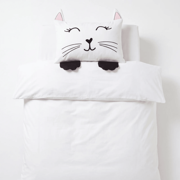 Reversible Cat Single Duvet Set from You Know Who's