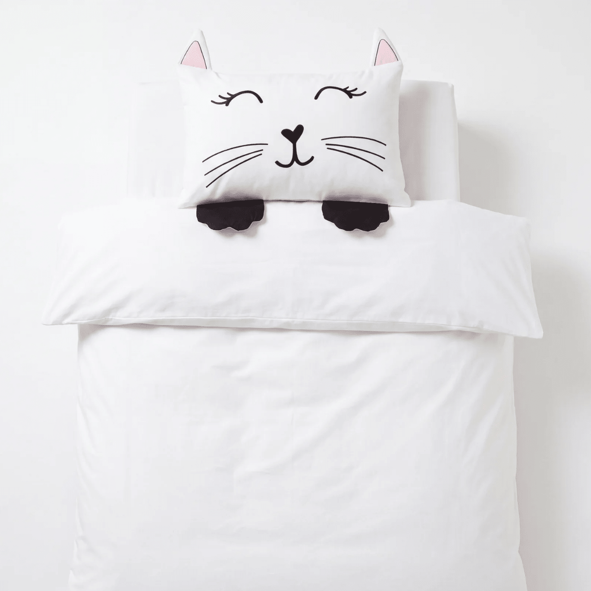 Reversible Cat Single Duvet Set from You Know Who's