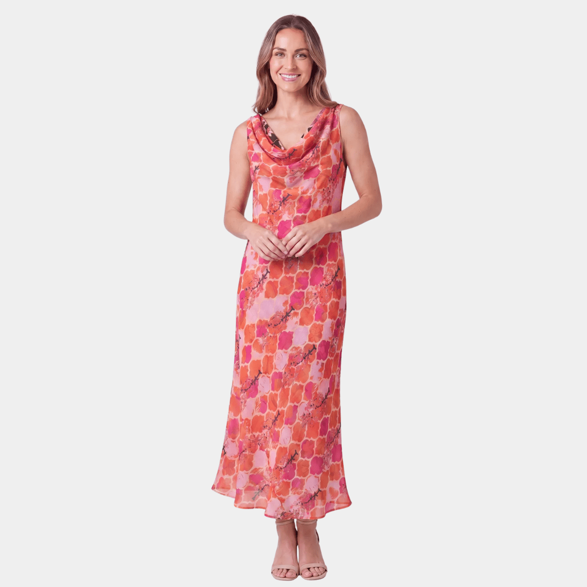 Reversible Draped Cowl Neck Midi Dress from You Know Who's