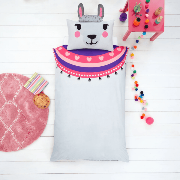 Reversible Llama Single Duvet Set from You Know Who's