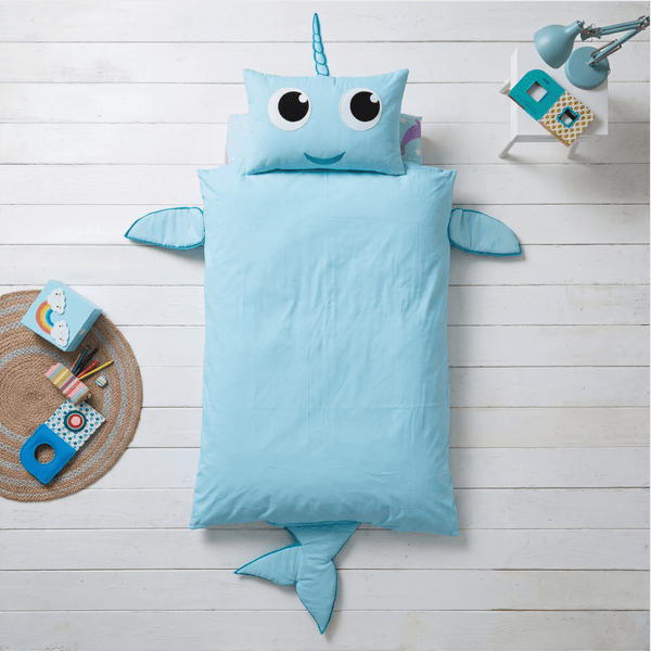 Reversible Narwhal Single Duvet Set from You Know Who's
