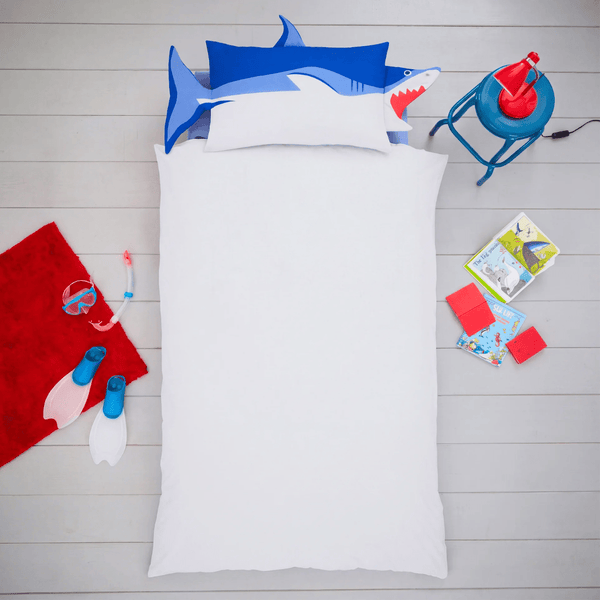 Reversible Shark Single Duvet Set from You Know Who's