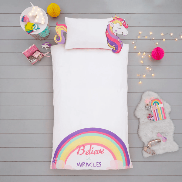 Reversible Unicorn Single Duvet Set from You Know Who's